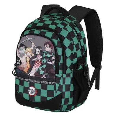 Imagen de Karactermania Demon Slayer Akushon PLUS Running Mochila escolar para niños, Talla: One Size, Multicolor
