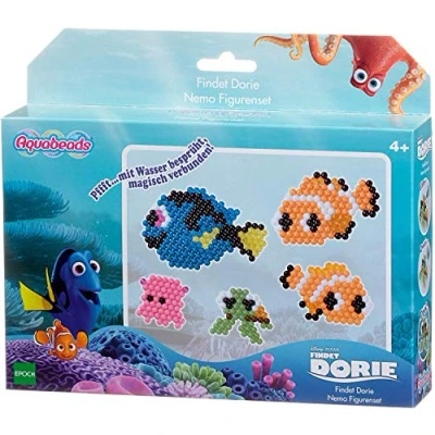 Imagen de Aquabeads Buscyo a Dory Nemo Set de Figuras Juego Manualidades, Bricolaje, Dorie, Nemo, Figuras, Disney, Pez 30109