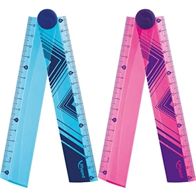 Imagen de Maped Cosmic Regla plegable (30 cm). Azul o rosa, aleatorio