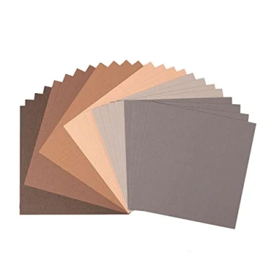 Imagen de Florence Papel para álbumes de Recortes, 216 g, 15,2 x cm, 24 Hojas, Color marrón, 15x15x0.8 cm