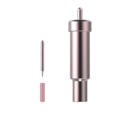 Imagen de Cricut Tejidos Hoja para Telas reforzadas + Carcasa Cuchilla Tela Estabilizada Portacuchillas, aleado, Acero Inoxidable, 1