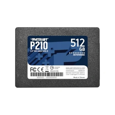 Imagen de Patriot P210 SSD 512GB SATA III Disco Sólido Interno 2.5&quot; P210S512G25