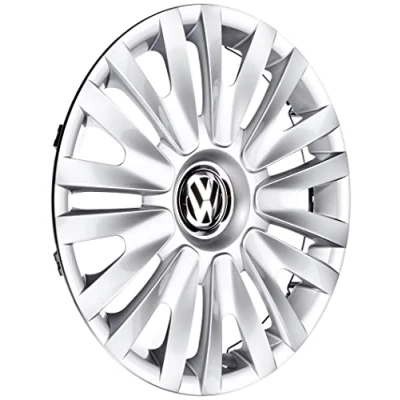 Imagen de Volkswagen 5K0071455 Tapacubos (15&quot;, 4 Unidades), Color Plateado