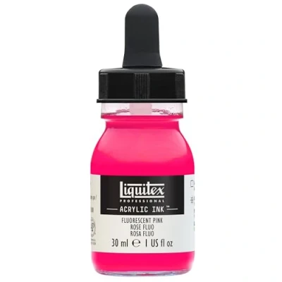 Imagen de LIQUITEX Tinta acrílica, Oro Rosa Fluorescente, 30 ML