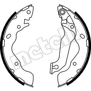 Imagen de Kit de zapatas METELLI 53 0176