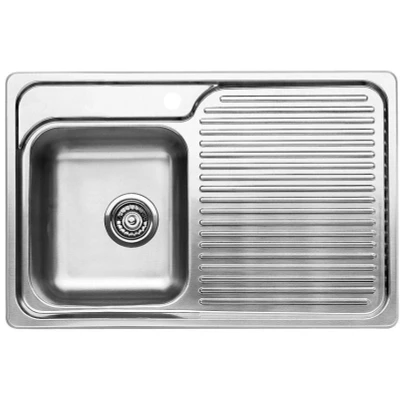Imagen de Blanco 511125 Fregadero de cocina Acero inoxidable CLASSIC 40 S Color :