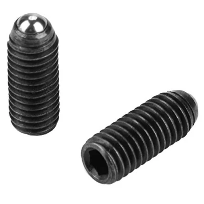 Imagen de 10 unids M8 Hexagonal bola de Émbolos resorte Tornillo rosca Émbolo Fuerza acero al carbono bola(M8*20(10PCS))