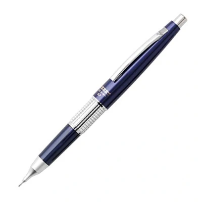 Imagen de Pentel P1037C Portaminas de lujo metálico, azul, 0,7mm