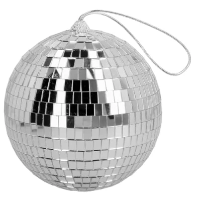 Imagen de Boland Bola de discoteca brillante, diámetro aprox. 15 cm, Disco Fever, decoración colgante, para fiesta o Nochevieja