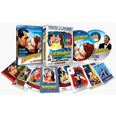 Imagen de Encadenados Notorious BLU RAY + DVD de Extras con 8 Postales Edición Limitada y Numerada [Blu ray]