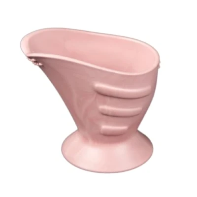Imagen de Hoppediz CamoCup Vaso para aprender a beber, adecuado todos los bebés y niños con limitaciones sensoriomotoras, cuarzo rosa