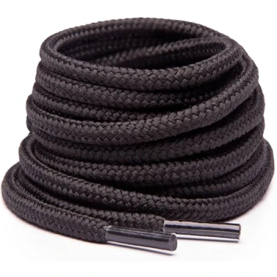 Imagen de Miscly Cordones Redondos para Botas Resistentes y Duraderos, de Trabajo Calzado Senderismo (Negro, 274 cm)