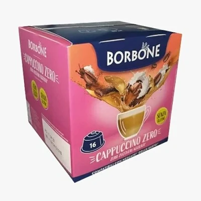 Imagen de 64 Cápsulas Café borbone Compatible Con Nescafe Dolce Gusto Cappuccino Zero sin Azúcar L&#039;Emporio Del