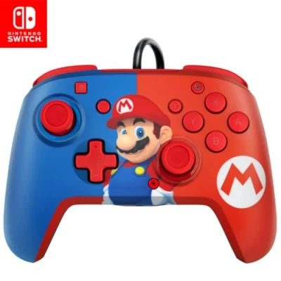 Imagen de PDP Nintendo Switch Faceoff Deluxe+ Audio Wired Controller Mario (Nintendo Switch)