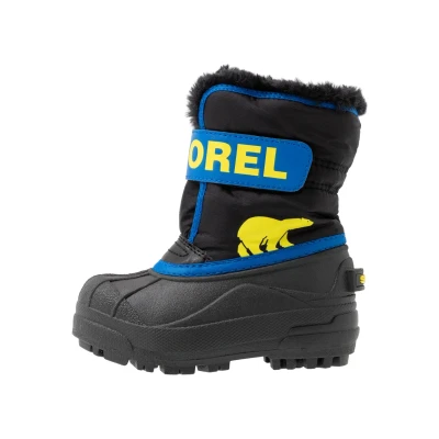 Imagen de Sorel Snow Commander Boot, Botas de Invierno Unisex niños, Black Super Blue 2023, 28 EU