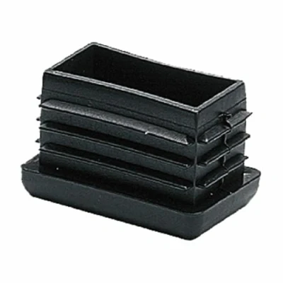 Imagen de Micel Contera/Tapón Terminal CNT04 Negro Polietileno Rectangular 20 x 40 22 mm (25 Unidades)