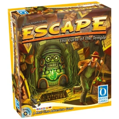 Imagen de Queen Games 60901 Juego de Mesa Escape: La maldición del Templo (versión en inglés)