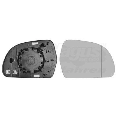 Imagen de VAN WEZEL 0327838 Cristal de Espejo derecha AUDI: A3 Sportback, A4 B8 Avant, Berlina, SKODA: Octavia 2 Combi, II Hatchback
