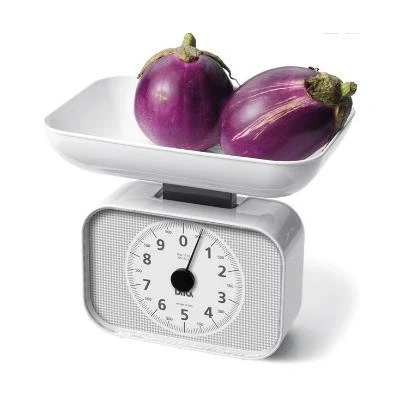Imagen de Balanza de cocina mecánica con BOL Laica KS2001 en color blanco y peso máximo 10 kg,