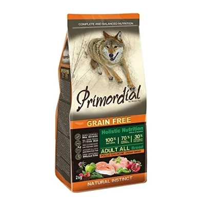 Imagen de Pienso Primordial Holistic Grain Free Adult Chicken &amp; Salmon 2Kg