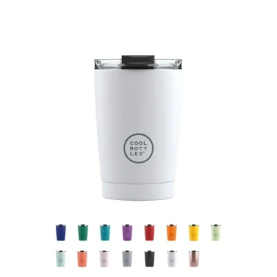 Imagen de Termo Café Bebidas Calientes 5 Horas y Frías 10 330 ml Vaso Térmico de Acero Inoxidable Libre BPA Tapa Hermética Diseño Antimanchas Mono White Cool Bottles