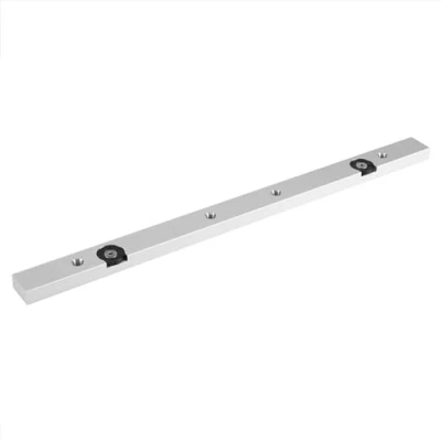 Imagen de Barra de inglete aleación Aluminio, Mesa Deslizante, Sierra Mesa, Varilla Calibre inglete, Herramienta carpintería Madera, Piezas Hojas Sierra, Deslizamiento riel(300mm)