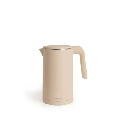 Imagen de CREATE/KETTLE STUDIO PRO/Hervidor eléctrico de 1L arena/Control temperatura, función mantener caliente, sistema recogecables, apagado automático, 1000W