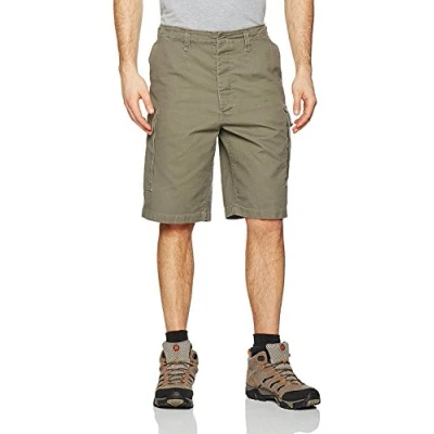 Imagen de Bermudas del ejército alemán Moleskin Prewash Oliv