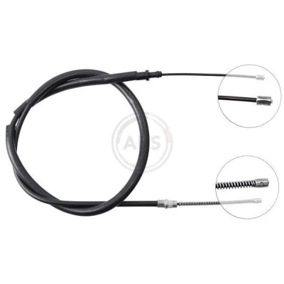 Imagen de A.B.S. K12158 Cable de Freno Mano 1561 Tambor para dirección izquierda/derecha PEUGEOT: 306 Hatchback, Berlina