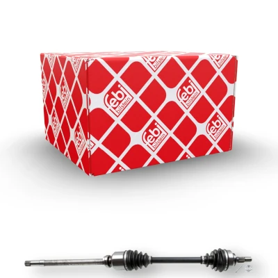 Imagen de FEBI BILSTEIN 182628 Árbol de transmisión Eje delantero, derecha con pasador aletas tuerca CITROËN: C4 Coupé, I Hatchback