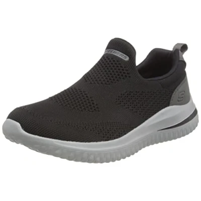 Imagen de Skechers DELSON 3.0 FAIRFIELD, Zapatillas de gimnasia Hombre, Black Knit / Synthetic, 39.5 EU