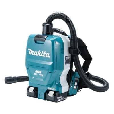 Imagen de Makita DVC265ZXU Aspirador 18Vx2 + Tubo 1,5m AWS Bluetooth 2L, 36V,
