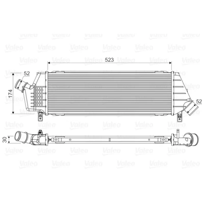 Imagen de VALEO 818354 Intercooler sin válvula EGR