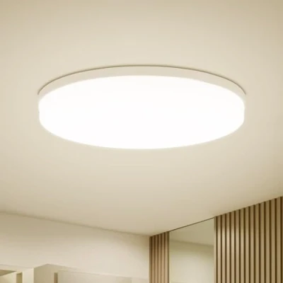 Imagen de Combuh Plafón LED 48W 4320Lm Fácil de Instalar Modernos Lampara Techo para Dormitorios Salones Cocina Blanco Natural 4000K Redondo Ø30CM