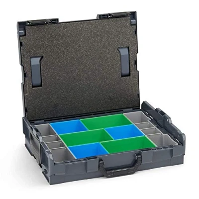 Imagen de Bosch Sortimo L BOXX 102 Gr1 Antracita Incl. Insetboxenset CD3 + Cubierta Acolchada