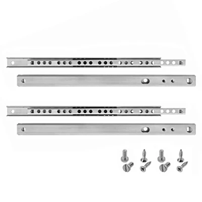 Imagen de HELPMATE Nut Riel para cajones (17 mm de longitud, 246 mm, 2 pares, 4 unidades, incluye material fijación)