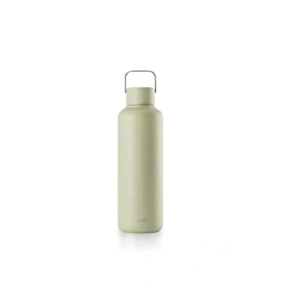Imagen de EQUA Botella de agua con aislamiento doble pared, acero inoxidable, 24 horas fría o caliente hasta 12 horas, sin BPA, a prueba fugas, duradera, multifuncional (matcha, 600 ml)