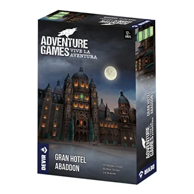 Imagen de Devir Adventure Games: Gran Hotel Abbadon, Juego de Mesa, Mesa Coooperativo, Misterio, 12 años (BGAGHOTSP)