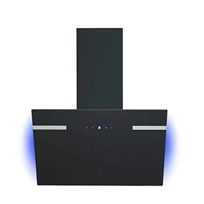 Imagen de respekta Campana inclinada de diseño, 60 cm, color negro con retroiluminación CH69060SA+, eficiencia energética A+.