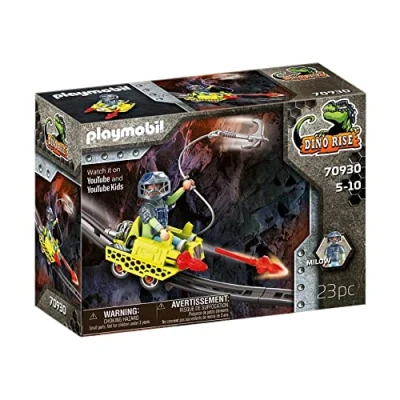 Imagen de PLAYMOBIL Dino Rise 70930 Mina Cruiser, Combinable con vehículos ferroviarios, Juguetes para niños a Partir de 5 años