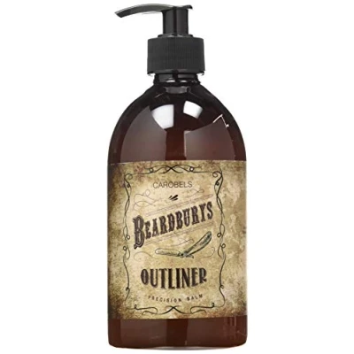 Imagen de Beardburys Outliner Gel de Afeitar Transparente, Perfilar Barba y Bigote con Aloe Vera. 500 ml
