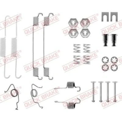 Imagen de QUICK BRAKE 105 0626 Juego de accesorios, zapatas freno FORD: FIESTA 2