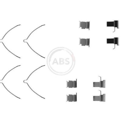 Imagen de A.B.S. 1261Q Kit de accesorios, pastillas frenos TOYOTA: Previa / Estima I