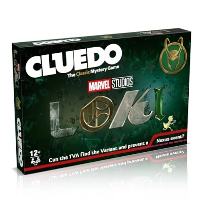 Imagen de Winning Moves Juego de Mesa Loki Cluedo, únete a la Autoridad Varianza Tiempo y Protege línea Tiempo, Gran Regalo para los fanáticos cómics superhéroes Marvel Partir 12