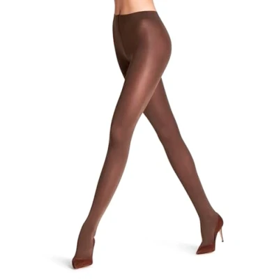 Imagen de FALKE Seidenglatt 80 DEN W TI opaco unicolor 1 pieza, Pantimedias Mujer, Marrón (Espresso 5188), L