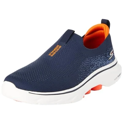 Imagen de Skechers Performance GO WALK 7 SLIP ON Zapatillas para caminar navy/orange, Hombre, Talla: 43, Navy/orange Zapatos