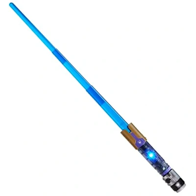 Imagen de Star Wars Lightsaber Forge, Kyber Core, Jedi Master Sol, Sable de Luz Azul Personalizable Juguete, Regalo para Niños y Niñas 4 Años o Más