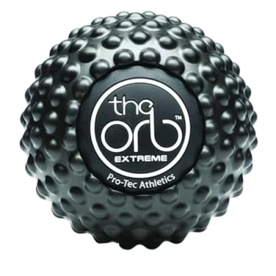 Imagen de Pro Tec Athletics The Orb High Density Deep Tissue Massage Ball Includes User Guide PTOrbExtreme, Extreme 11,43 cm, 4.5&quot;, Negro