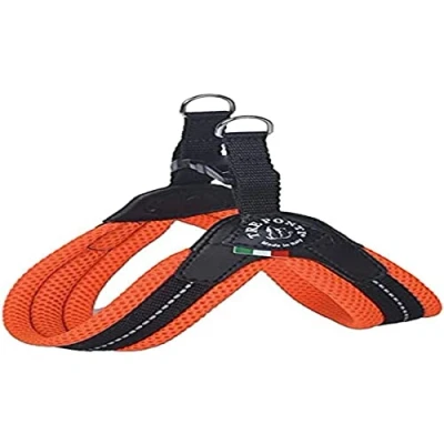 Imagen de Tre Ponti Easy Fit Mesh Fix Neon Arnés para Perro, Talla 1.5, Naranja
