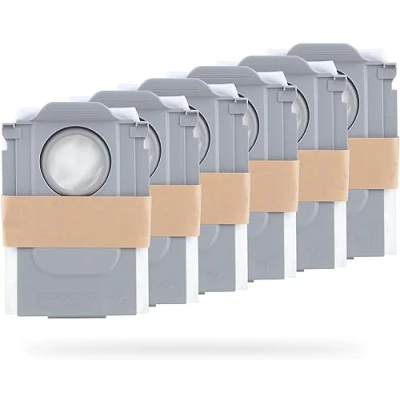 Imagen de roborock Original Bolsa para Polvo, Qrevo/Qrevo MaxV/Qrevo S/Qrevo Pro/Qrevo Master/Qrevo Curv/Qrevo Plus/Qrevo Slim/S8 MaxV Ultra/S8 Max Ultra, 6 Piezas